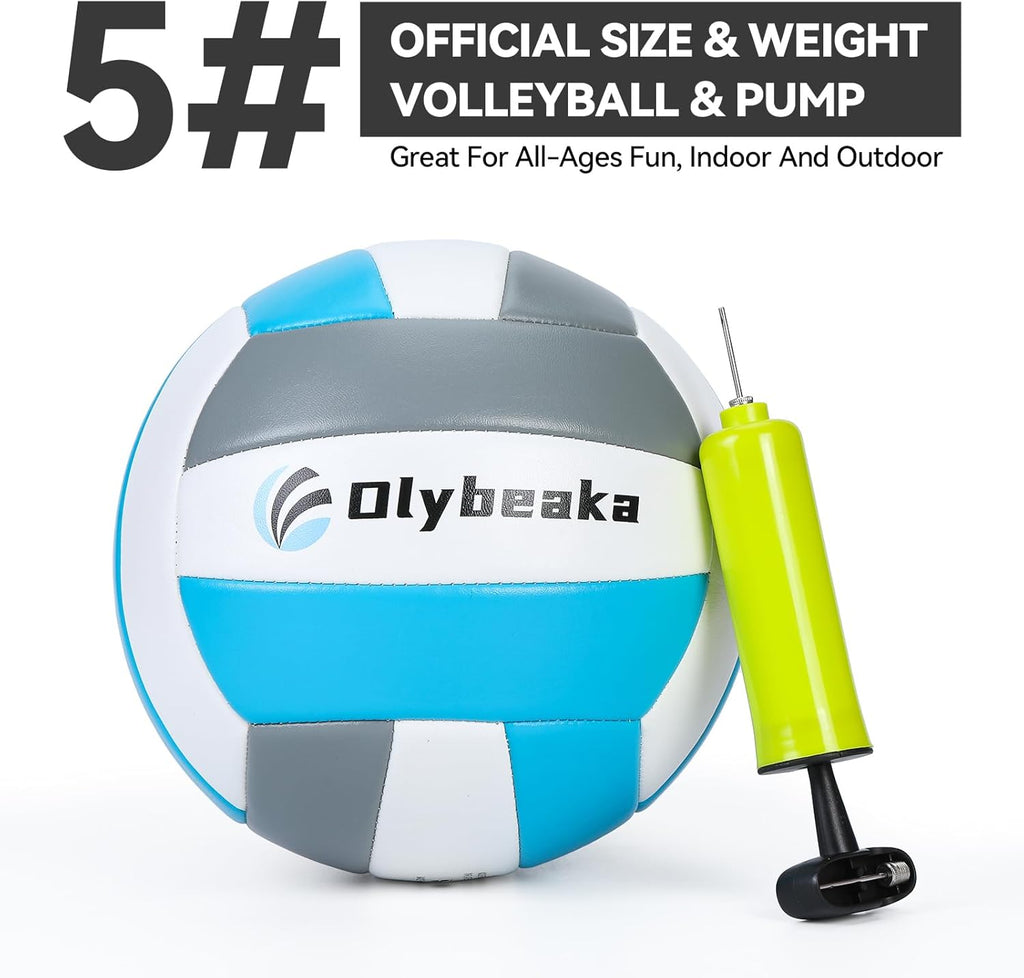 Skiennix Volleyball Rebounder Net - 6-Angle Adjustable 7x4ft Training Equipment for Bumping & Spiking