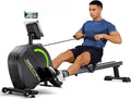 Dripex Rowing Machine - Upgraded Magnetic Rower with 350 LBS Capacity | 16 Resistance Levels & LCD Monitor