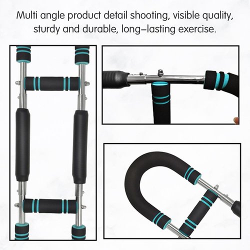 60-100LB Adjustable Portable Chest & Arm Exerciser - Full Body Strength Trainer with Detachable Design, Ergonomic Grip & Multi-Level Resistance for Home/Gym/Travel