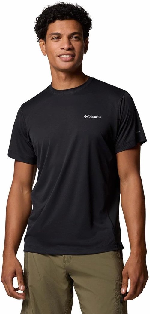 Columbia Men's Zero Rules Lightweight Short Sleeve Crew - Breathable Comfort | Perfect for Outdoor Activities