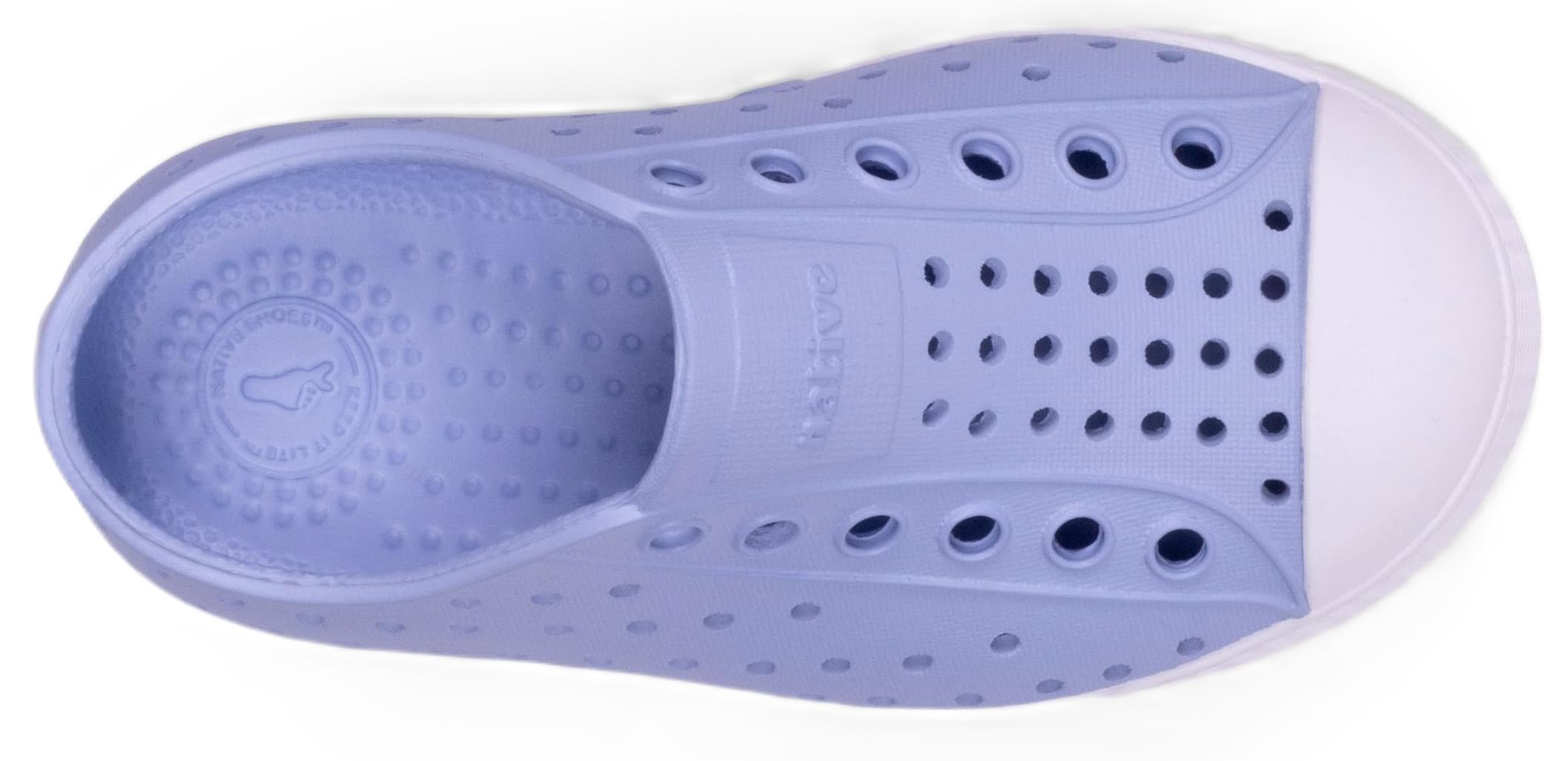 Native Shoes Unisex-Kids Jefferson Sneakers, Future Purple/Shell White, 6 Toddler