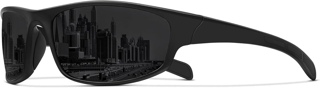 Skiennix Polarized Sports Sunglasses - UV Protection for Men & Women | Ideal for Fishing, Cycling & Running