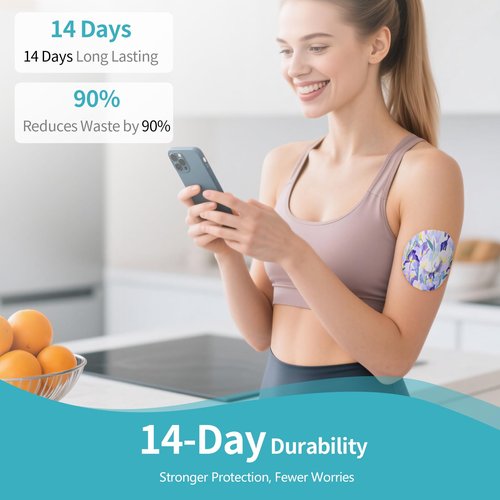 Over Patches for Dexcom G7 - Adhesive Patches for Dexcom G7 Waterproof with Easy-Peel Tab Pre-Cut,Stelo Flexible CGM Tape,Long-Lasting for 10-14 Day 20pcs,Bloomingday