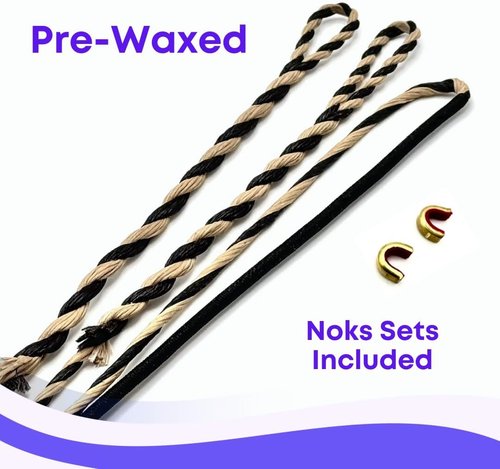 Flemish Twist B55 Recurve Bowstring - Durable Replacement for Traditional Archery Bows