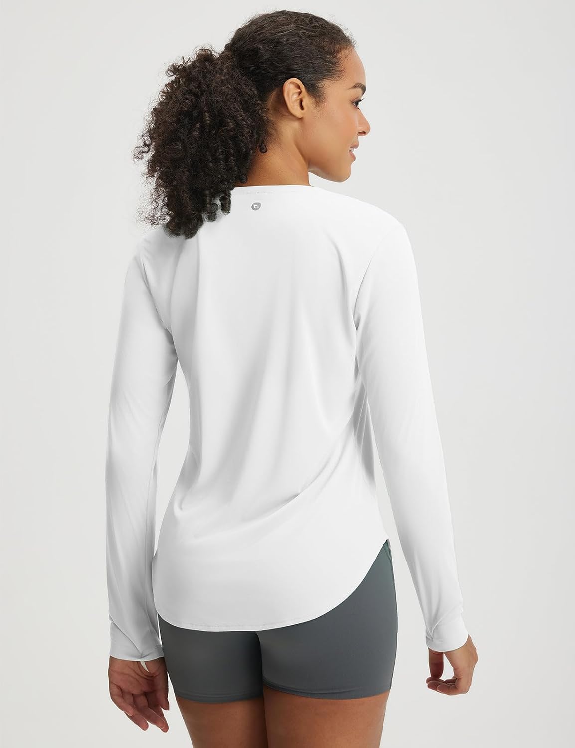 Baleaf Women's Long Sleeve V-Neck Sun Shirt - UPF 50+ Quick-Dry UV Protection for Hiking & Running