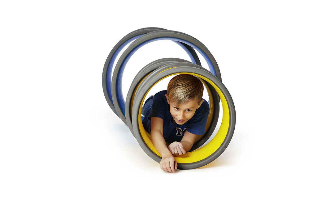 GONGE Body Wheel Set - Balance and Coordination Equipment for Active Play - Large and Small Wheels for All Ages - Safe and Engaging Design