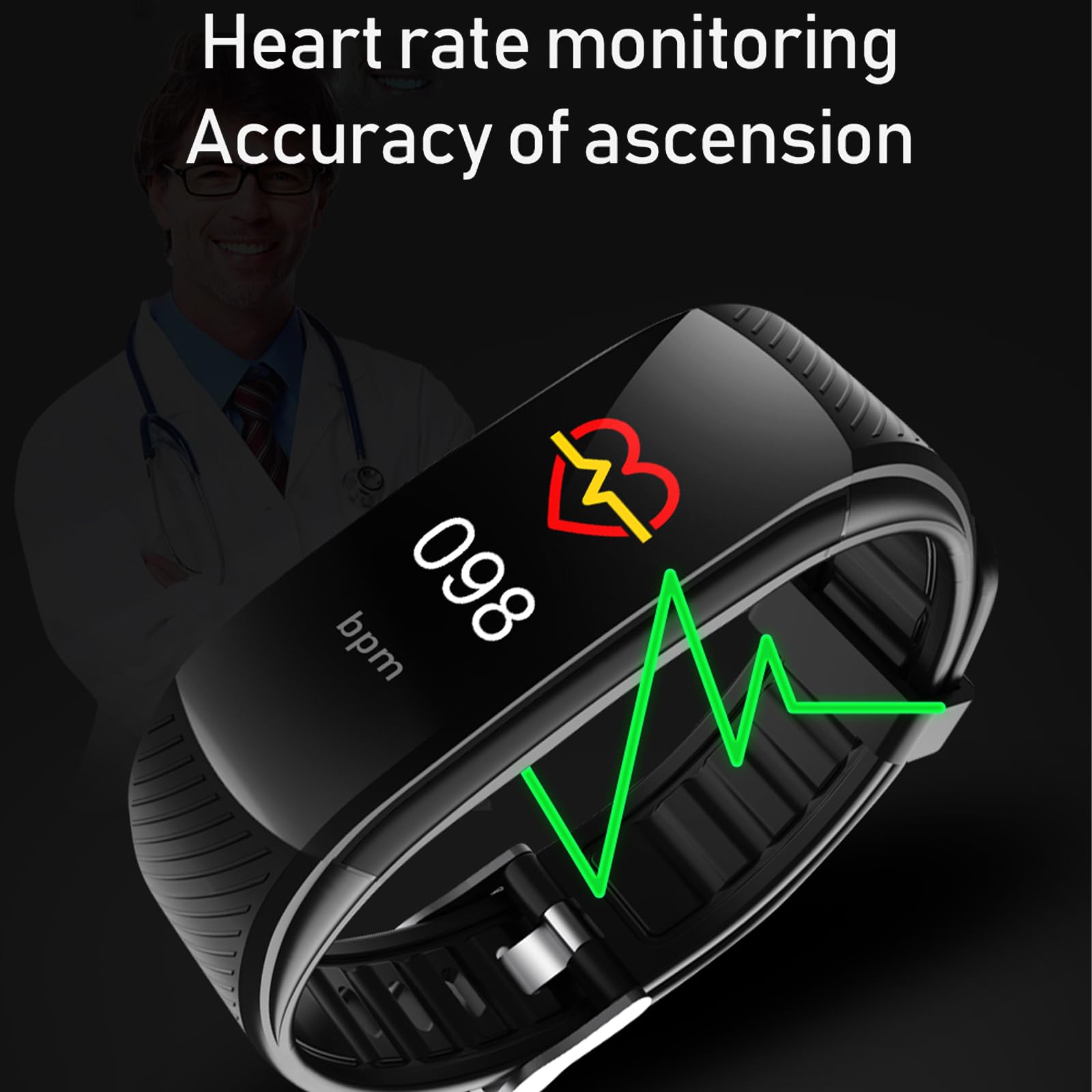 Yihou Fitness Trackers Fitness Watch Smart Watch with Heart Rate Monitor Multiple Sport Modes Sleep Monitor Step Counter for Android iOS Light Purple