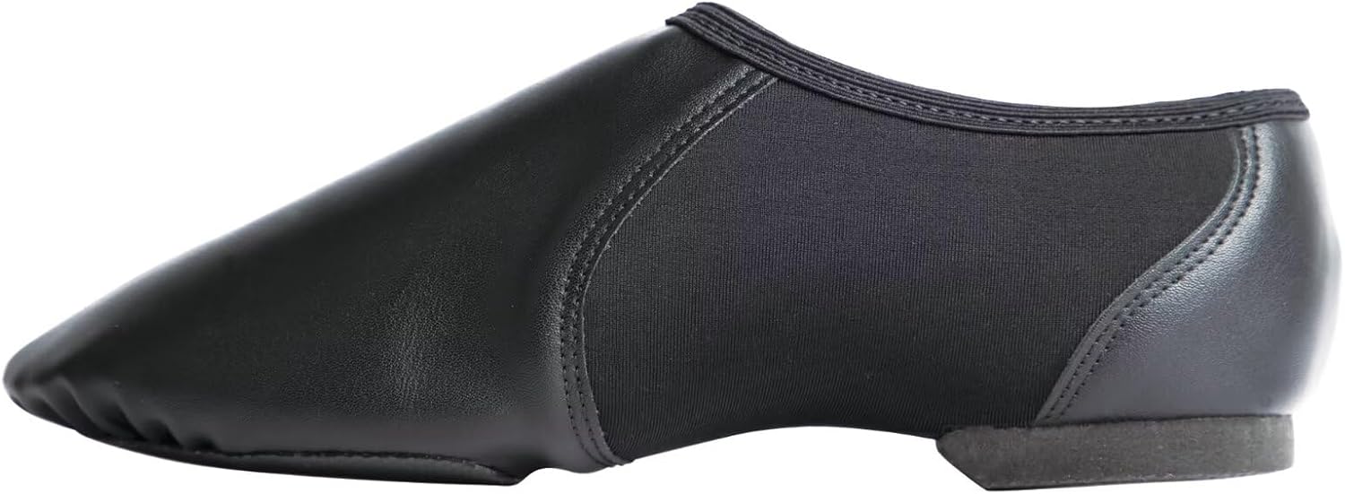 Skiennix Jazz Shoes - Soft Vegan Leather Dance Slippers for Kids | Toddler to Big Kid Sizes