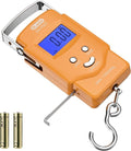 Dr.meter Fishing Scale - 110lb Digital Luggage Scale with Backlit LCD Display & Measuring Tape | Compact & Portable Gift for Men