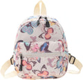 Skiennix Casual Mini Backpack - Fashionable Preppy Style for Women | Butterfly Design