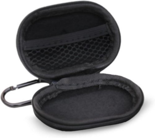 Decibullz Zipper Headphones Carrying Case - Ideal Storage for Earphones & Earplugs | Black