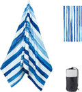 Oversized Beach Towel 36 x 72 in - Terry Beach Towels Soft Microfiber Pool Swim Towels for Adult, Quick Dry Beach Towel, Beach Blanket Bath Shower Towel