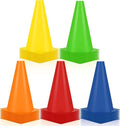 Hoteam 30-Piece 9-Inch Traffic Cones - Durable Plastic Agility Training Equipment for Soccer & Football Drills