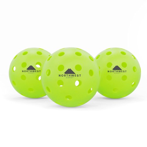 Northwest Coast Outdoor Pickleball - 2 Packs of 4 (8 Balls with Bag)