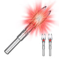 Nockturnal GT Lighted Archery Nocks 3-Pack Red .246 ID Fits Carbon Shafts