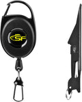 SF 3-in-1 Fly Fishing Nipper - Versatile Line Cutter & Knot Tying Tool | Compact Black Design