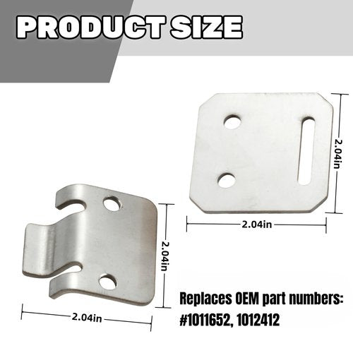 GFHUREB 2 Pair Golf Cart Seat Hinge Set for Club Cars DS Electric/Gas (1979-up) - Replaces OEM 1011652 1012412