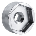 EVRBUL 1-3/8" Motorcycle Front Fork Cap Nut Socket Tool, 35mm 6 Hex Flat Socket Compatible with Harley Sportster Big Twin Motorcycle