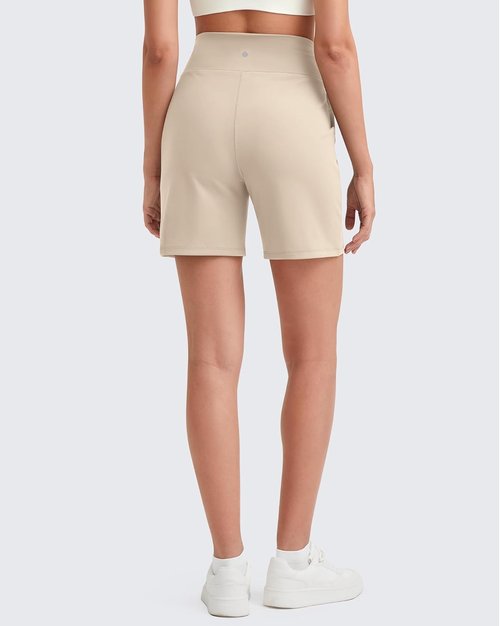 G4Free Women's High-Waisted Athletic Running Shorts - Casual Golf & Yoga Shorts with Pockets