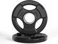 LIONSCOOL Olympic Grip Weight Plates - Durable Solid Cast Iron for Strength Training | 2-Inch, 2.5-45LB Options