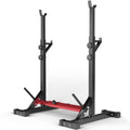 Elevens Squat Rack Stand Adjustable Bench Press Rack Barbell Rack Stand Multi-Function Weight Lifting Rack for Home Gym Strength Training, 42 inches (A-YD11010)