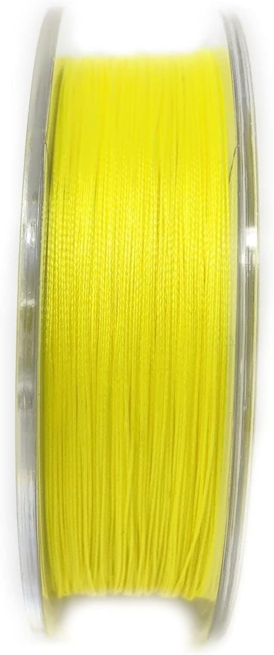 Reaction Tackle Braided Ice Fishing Line - 8 Strands, Zero Memory, 150 Yards of Super Strong Power