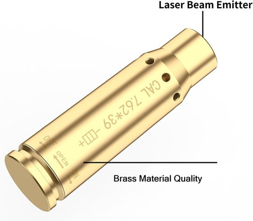 7.62X39mm Red Laser Bore Sight by [Brand Name] - Accurate Boresighter with Batteries Included