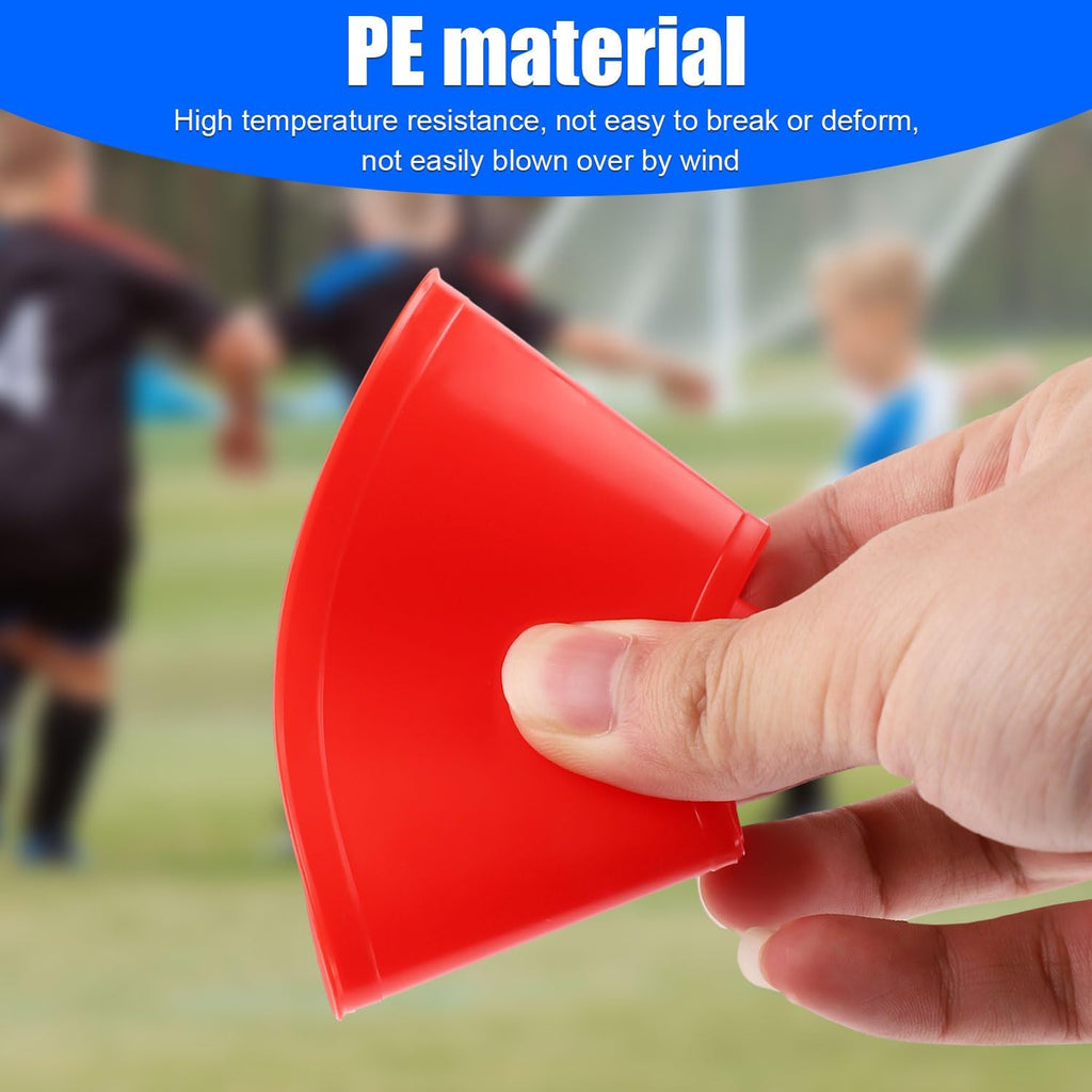 Skiennix 25pcs Soccer Cones - Premium Flexible Agility Training Cones with Mesh Bag for Sports Drills