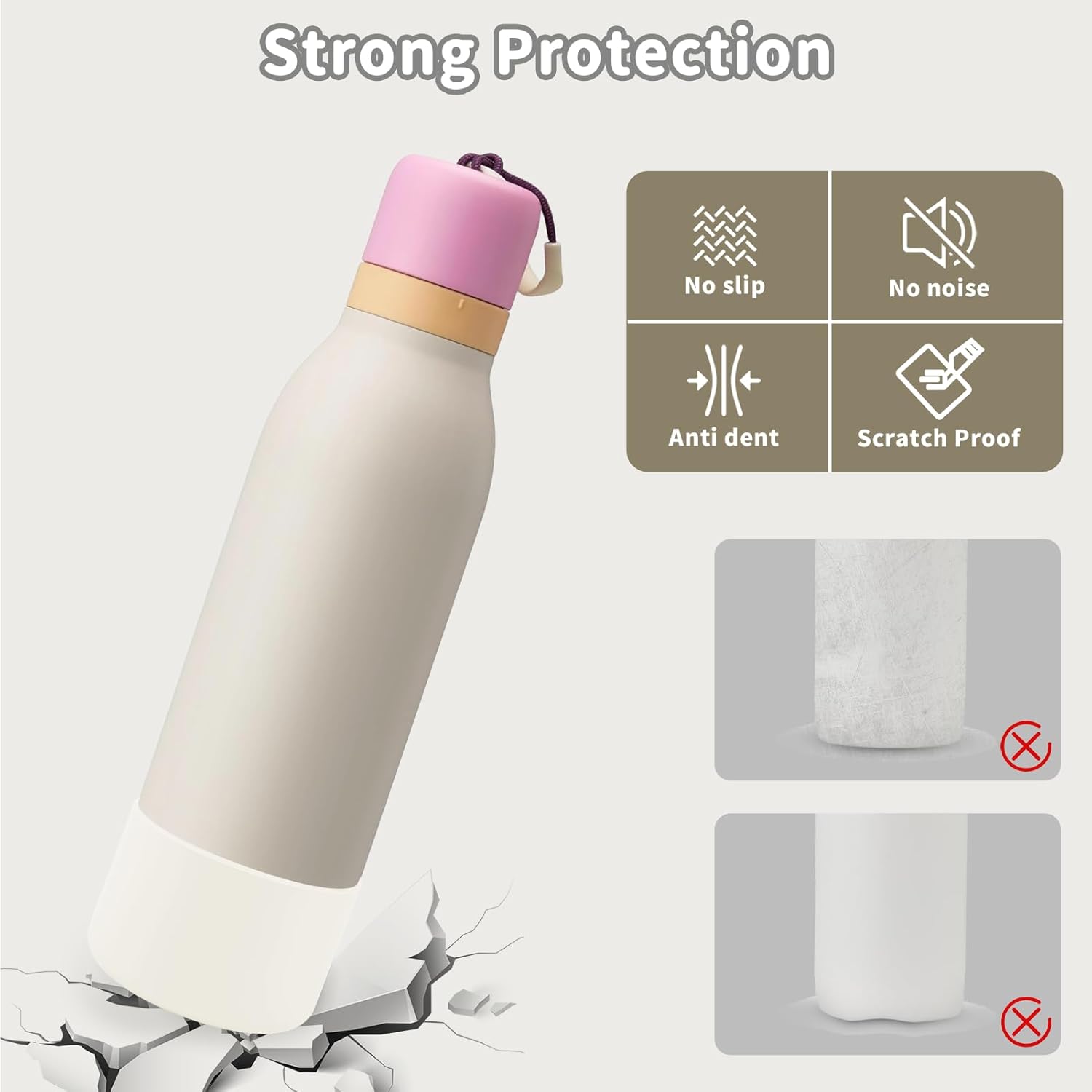 Owala | Silicone Boot - Anti-Slip & Scratch-Resistant Protective Sleeve for 24oz FreeSip Twist (2pcs)
