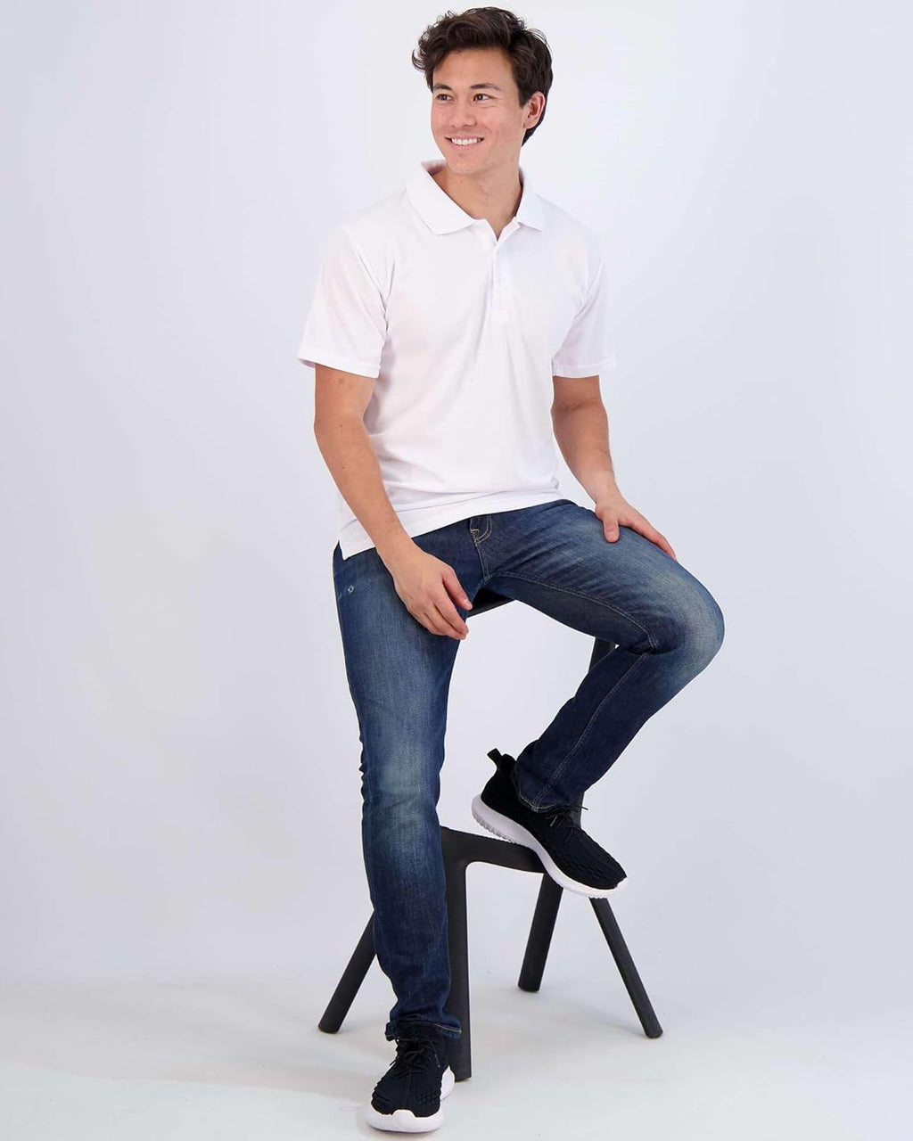 Real Essentials Men's Short Sleeve Golf Polo - Moisture-Wicking Casual Workout Shirt | Big & Tall