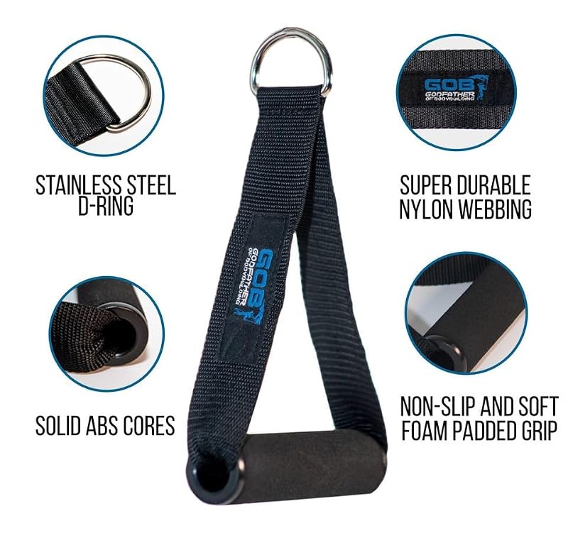 Heavy-Duty Cable Pulldown Attachment for Lat & Tricep Workouts – Gym Rope Accessory