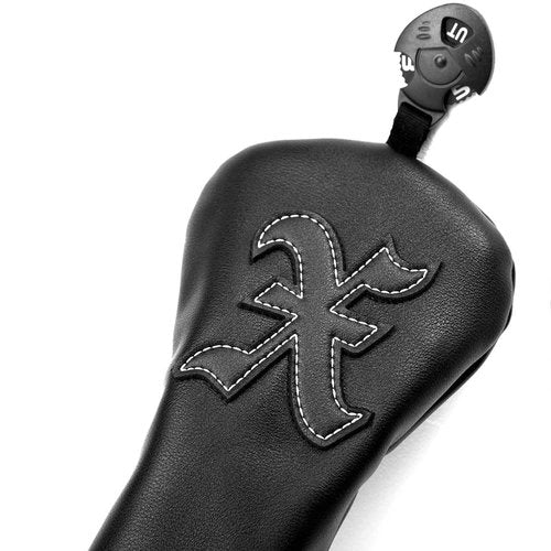 SHABIER Black Golf Headcover with Number Design for Golf Club (One Set 4pcs)