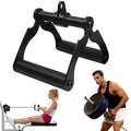 Topfinder V bar Handle T Bar Row Attachment, Landmine Handle for Barbell, Exercise Machine D Row Attachments for Back, Arm, Shoulder Workouts
