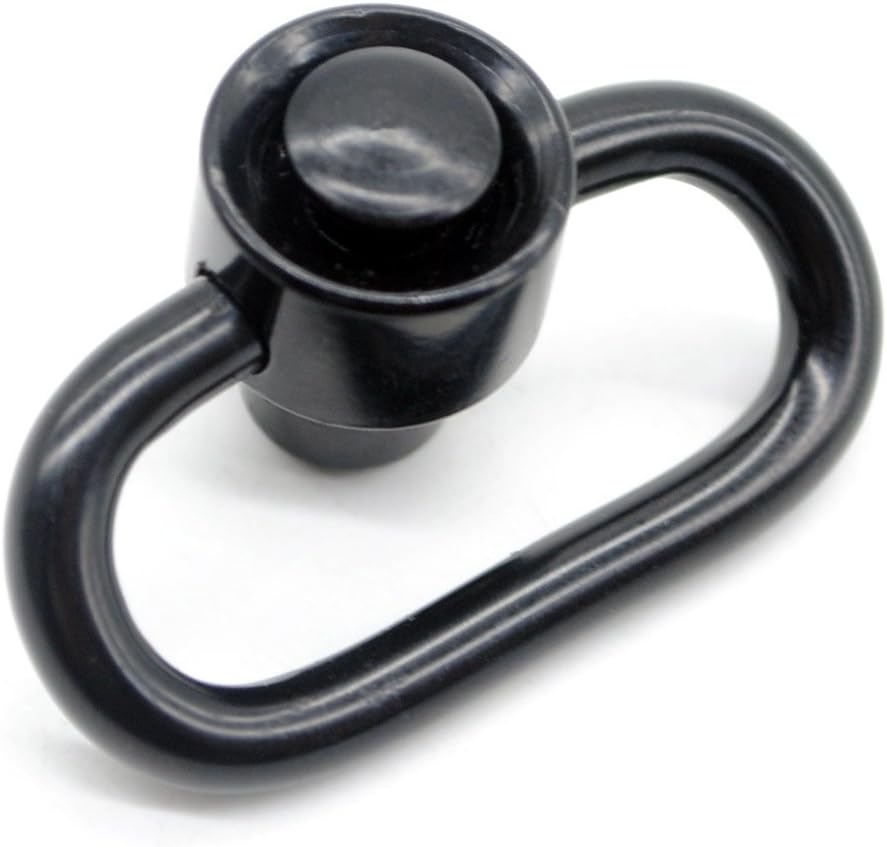 Smith's Sling Swivel - 1.25'' Heavy Duty Quick Detachable Push Button | Black Finish