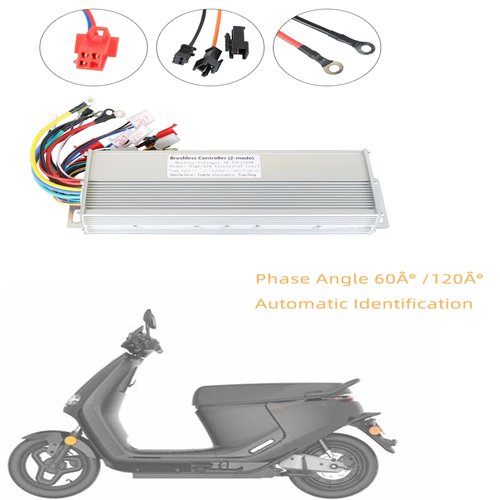 WFLNHB 48/72V 1500W Brushless DC Electric Motor Speed Control Box(2-mode) Replacement for Electric Bicycle Scooter Square Wave Controller