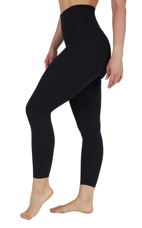Yogalicious Womens Printed Legging High Waisted Soft Squat Proof Workout Pant Classic Black
