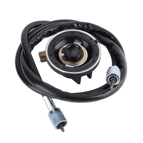 Cunyuer Moped Speedometer Drive Gear 12mm with 100cm Cable Fit for Gy6 Scooter