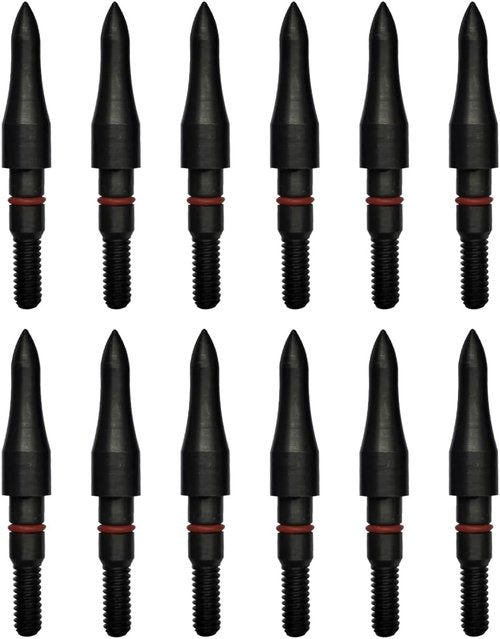 Archery Field Points 17/64 Inch 9/32 in 19/64 Inch 5/16 in (12 Pack) for Field Target Practice Shooting