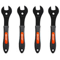 SONZUIA Bicycle Cone Wrench Set Tool (13, 14, 15, 16, 17, 18, 19mm), Bike Cone Spanner Set, Wheel Hub Axle Nut Install Remover (13-14-15-16mm)