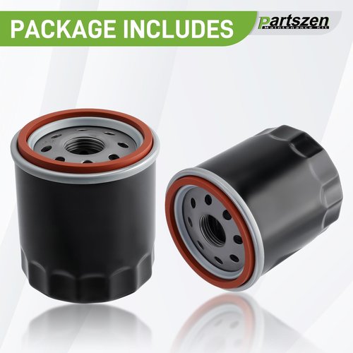 partszen 1016467 103887901 2pcs Oil Filter Fit for Club Car DS/Precedent Gas Golf Carts 1992-Up