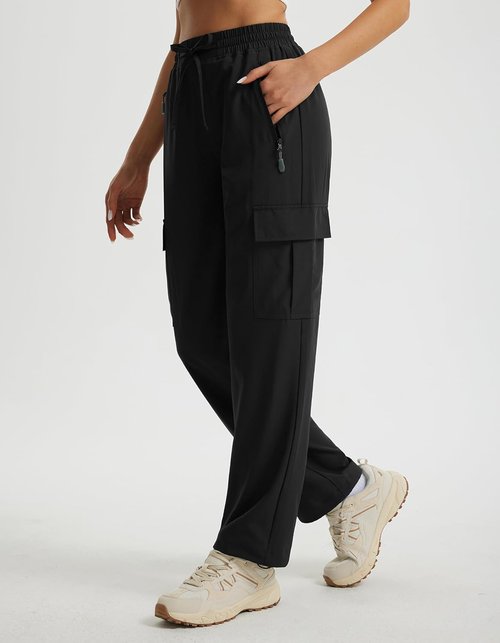 Libin Women's Hiking Pants - Lightweight Quick-Dry Cargo for Casual Work & Travel | Petite/Regular/Tall