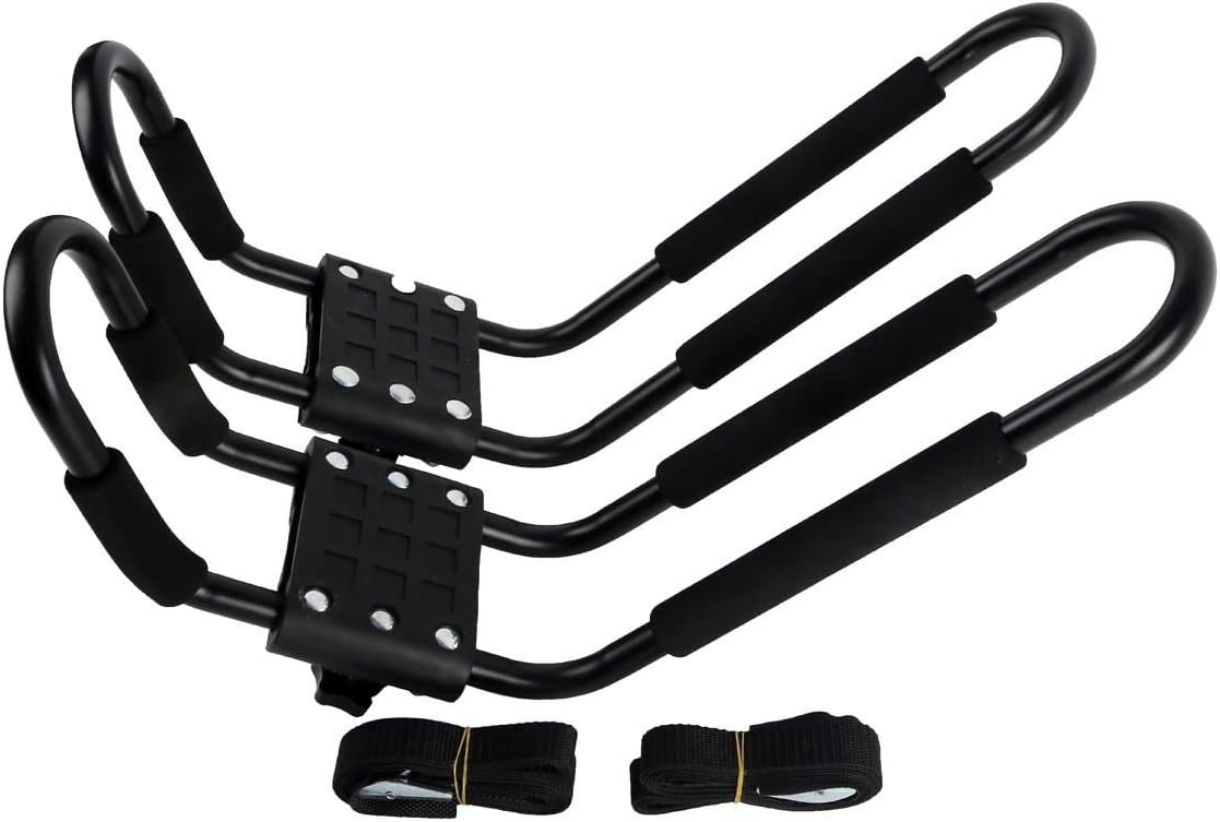 XMT-MOTO J-Bar Kayak Carrier - Universal Top Mount Roof Rack for SUVs & Vans | 2 Pairs