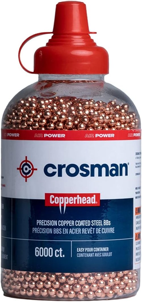 Crosman Copperhead 4.5mm BBS - Premium Copper-Coated Airgun Ammo for Enhanced Accuracy