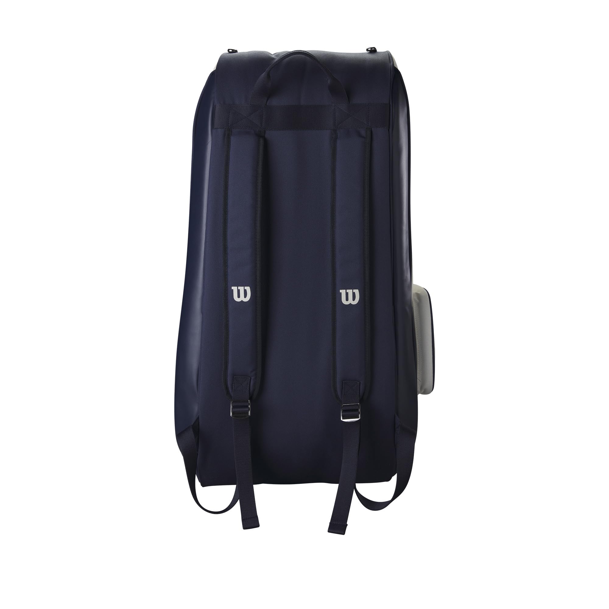 WILSON 1914 Heritage Tennis Racket Bag - Holds up to 12 Rackets, Cream/Dark Navy