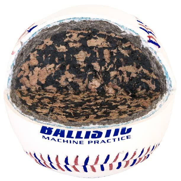 Leather Baseballs for Pitching Machines - 12 Pack Durable Game Balls