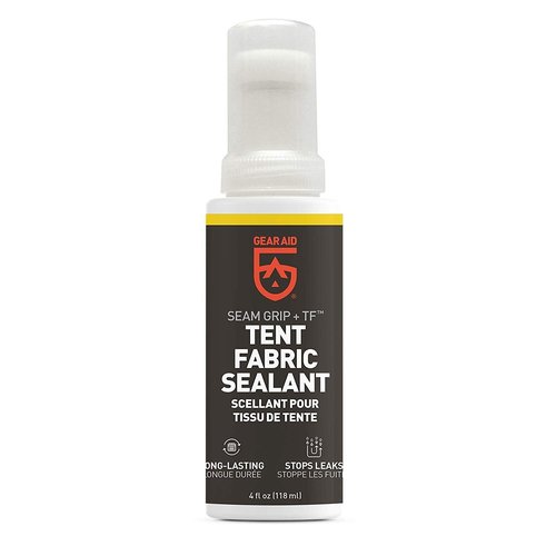 GEAR AID Seam Grip TF Tent Fabric Sealer - Waterproof & Restore Polyurethane Coating, Clear, 4 fl oz