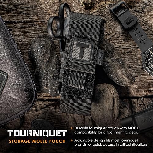Hazard 4 MOLLE Medical Pouch - Black Tourniquet Storage, Tactical Medical Gear