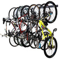 X-Large StoreYourBoard Virginia Bike Co BLAT 8 Bike Wall Mount Rack Heavy Duty Steel