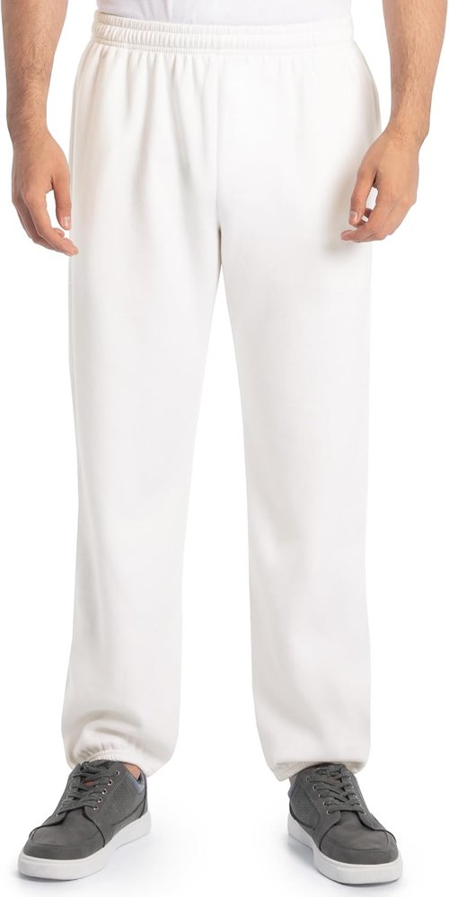 Fruit of the Loom Eversoft Fleece Sweatpants - Relaxed Fit, Moisture-Wicking, Pockets, Elastic Bottom
