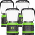 Lichamp LED Camping Lantern - Portable Battery-Powered Lights for Emergencies | 4-Pack Essentials